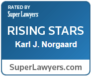Rated by Super Lawyers | Rising Stars | Karl J. Norgaard | SuperLawyers.com