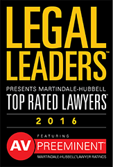 Legal Leaders | Presents Martindale-Hubbell | Top Rated Lawyers 2016 | Featuring | AV | Preeminent | Martindale-Hubbell Lawyers Ratings
