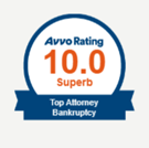 Avvo Rating | 10.0 | Superb | Top Attorney Bankruptcy