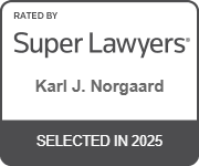 Rated By Super Lawyers | Karl J. Norgaard | Selected In 2025